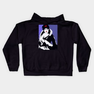 Femme Fatale C1930 Premeditated Beauty Kids Hoodie